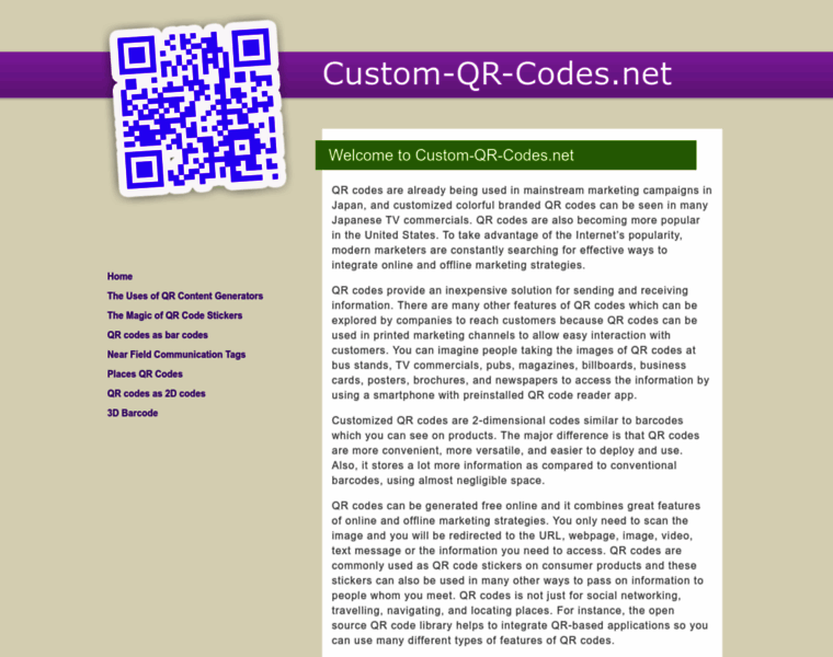 Custom-qr-codes.net thumbnail