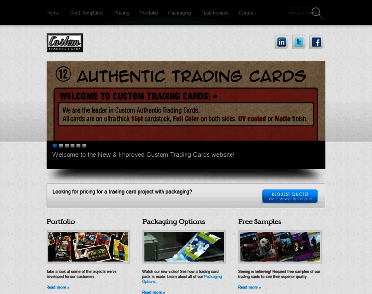 Custom-tradingcards.com thumbnail