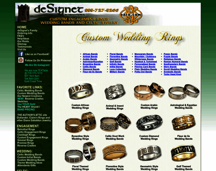 Custom-wedding-rings.com thumbnail
