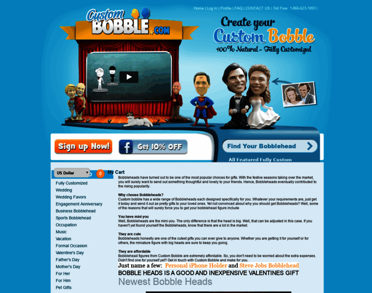Custombobble.com thumbnail