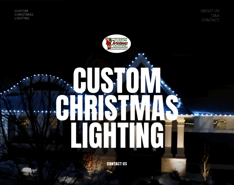 Customchristmaslighting.com thumbnail