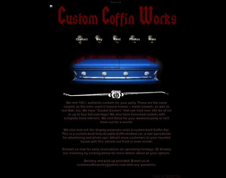 Customcoffinworks.com thumbnail