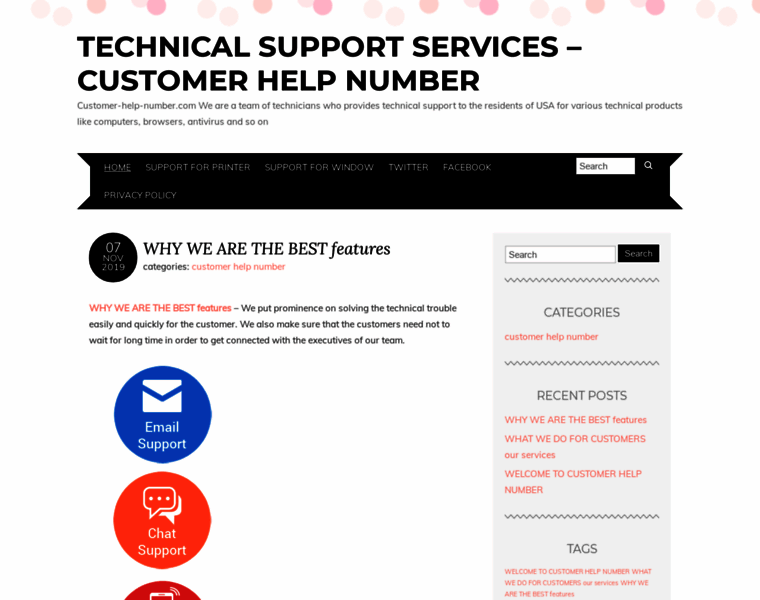 Customer-help-number.com thumbnail