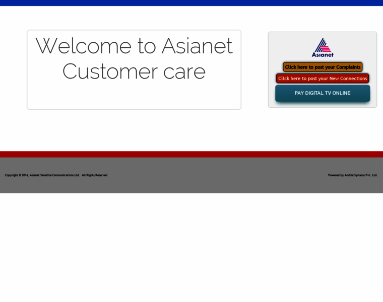 Customercare.asianet.co.in thumbnail