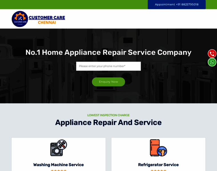 Customercarechennai.com thumbnail Customercarechennai.com thumbnail