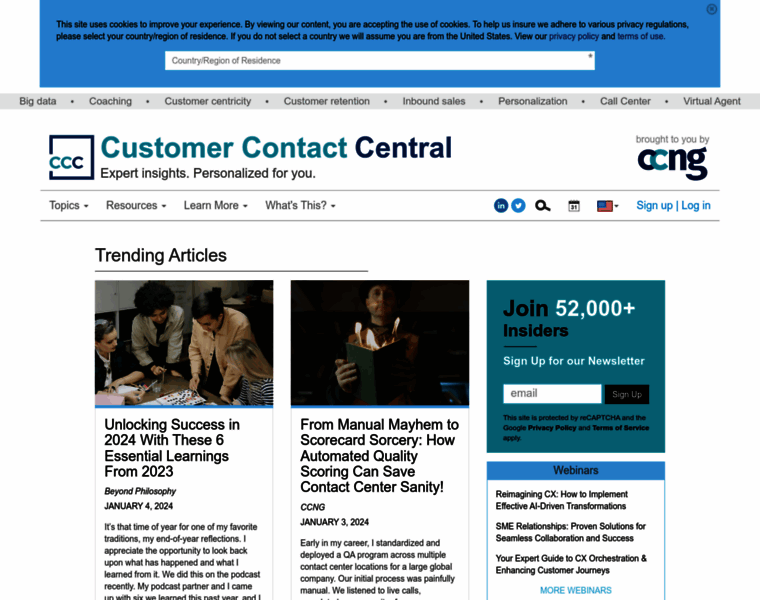 Customercontactcentral.com thumbnail