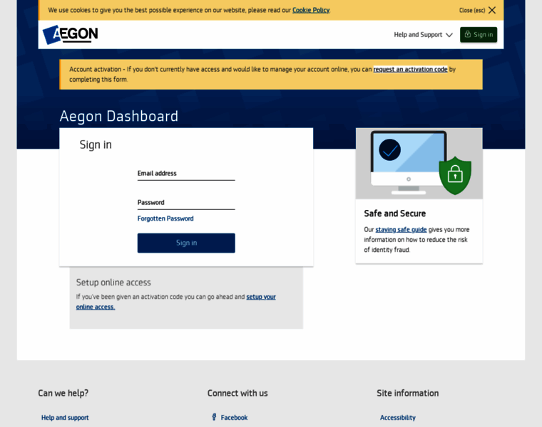 Customerdashboard.aegon.co.uk thumbnail