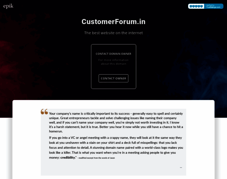 Customerforum.in thumbnail