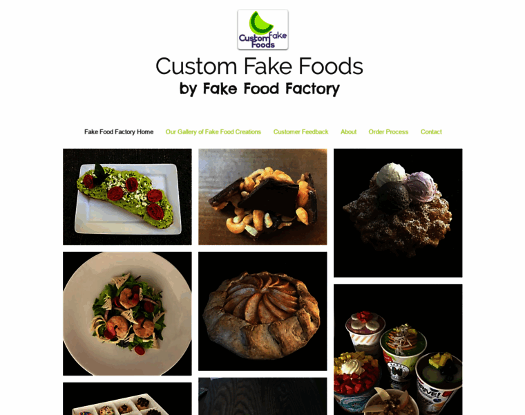 Customfakefoods.com thumbnail