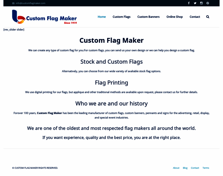 Customflagmaker.com thumbnail