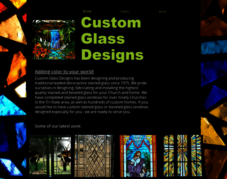 Customglassdesigns.net thumbnail