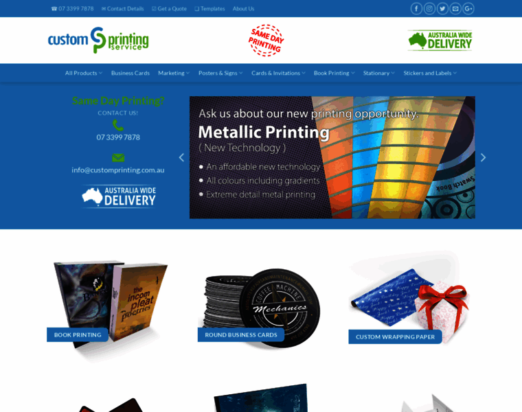 Customprinting.com.au thumbnail