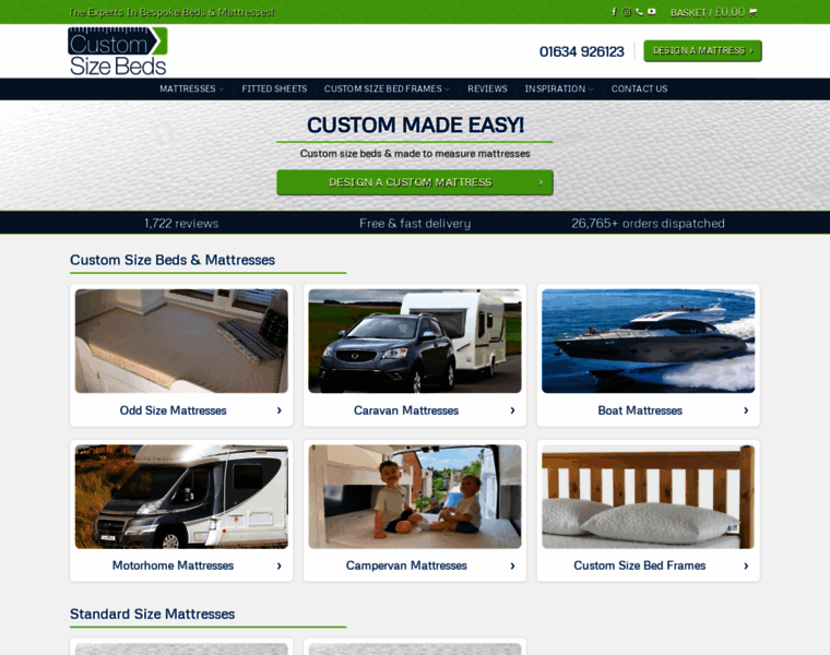 Customsizebeds.co.uk thumbnail Customsizebeds.co.uk thumbnail