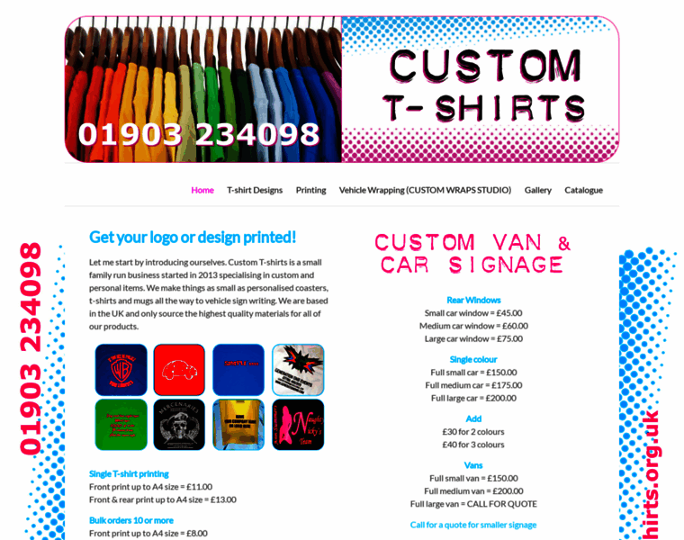 Customtshirts.org.uk thumbnail