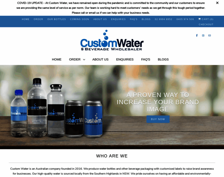 Customwater.com.au thumbnail
