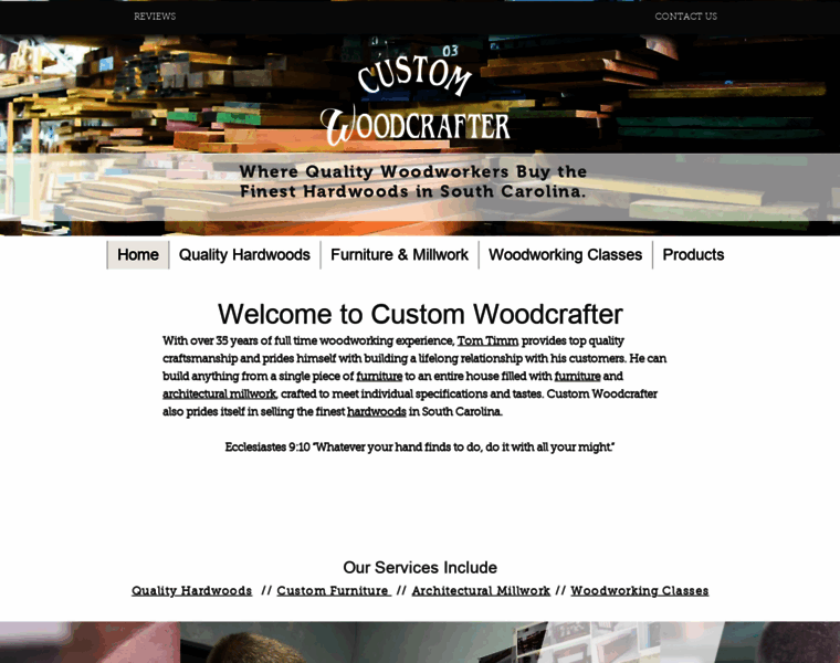 Customwoodcrafter.com thumbnail