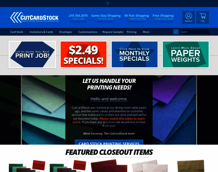 Cutcardstock.com thumbnail