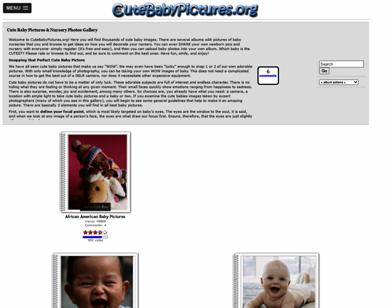 Cutebabypictures.org thumbnail