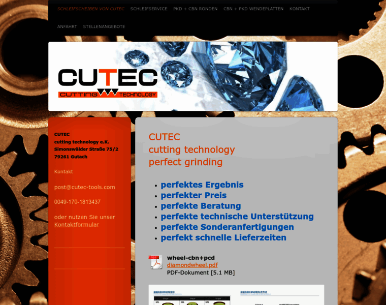 Cutec-tools.com thumbnail