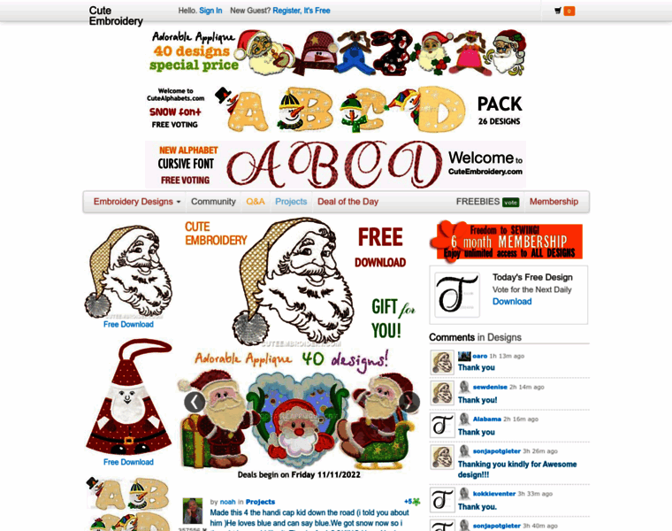 Cuteembroidery.com thumbnail