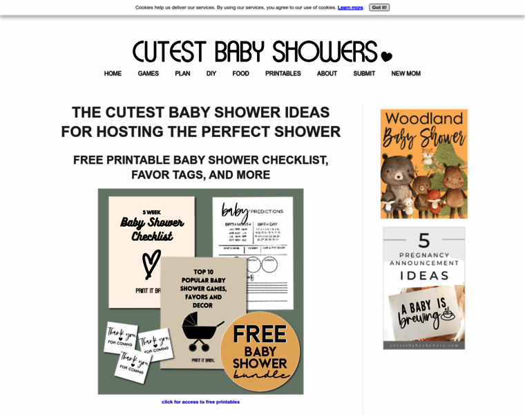 Cutest-baby-shower-ideas.com thumbnail