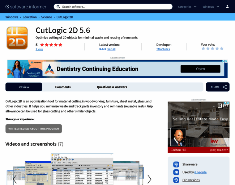Cutlogic-2d.software.informer.com thumbnail