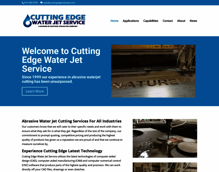 Cuttingedgewaterjet.com thumbnail Cuttingedgewaterjet.com thumbnail