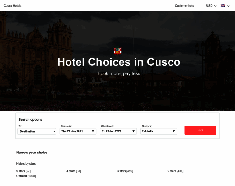 Cuzco-hotels.com thumbnail