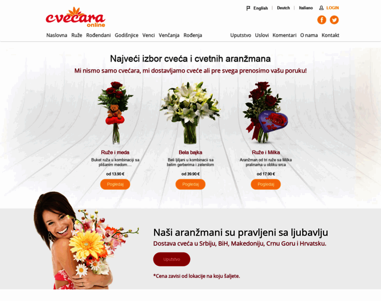 Cvecara-online.com thumbnail