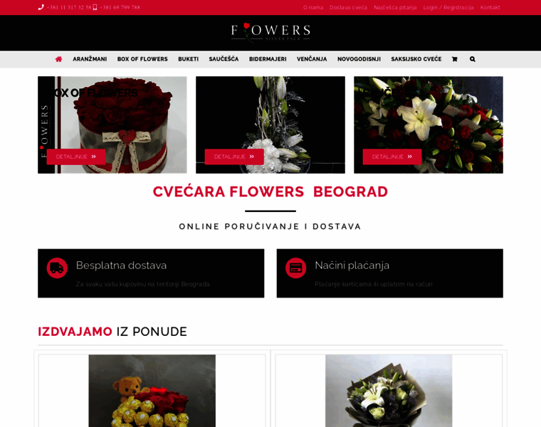 Cvecaraflowers.com thumbnail