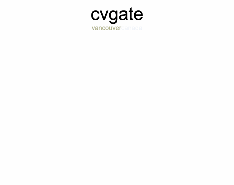 Cvgate.com thumbnail