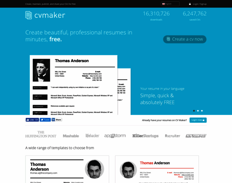 Cvmaker.in thumbnail