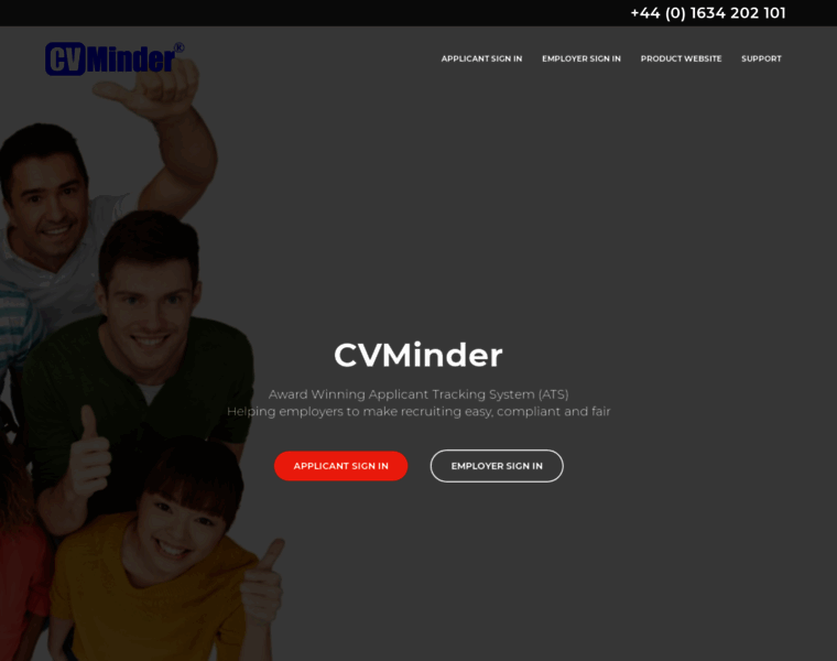 Cvminder.com thumbnail