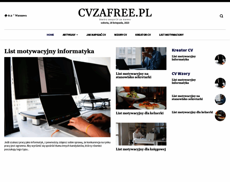Cvzafree.pl thumbnail