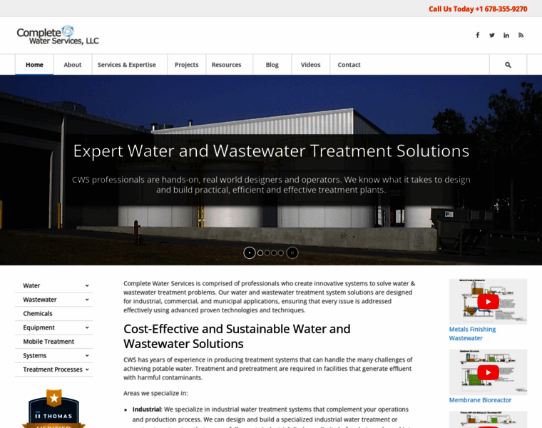 Cwaterservices.com thumbnail