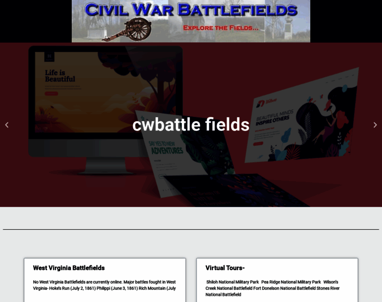 Cwbattlefields.com thumbnail