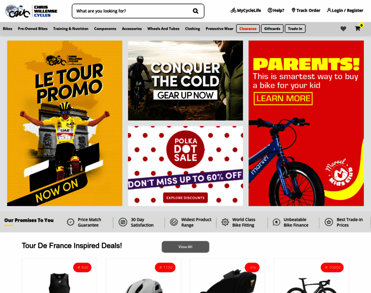 cwcycles .za at WI. Bicycle and Cycling Shop Online Bike Shop Cape Town CWC