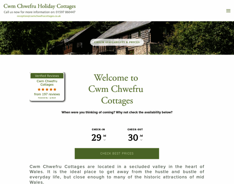 Cwmchwefrucottages.co.uk thumbnail