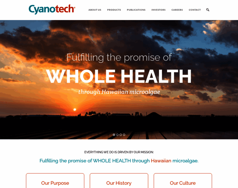 Cyanotech.com thumbnail