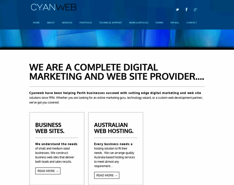 Cyanweb.com.au thumbnail