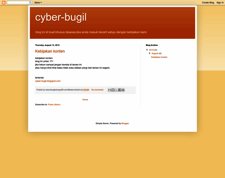 Cyber-bugil.blogspot.ae thumbnail