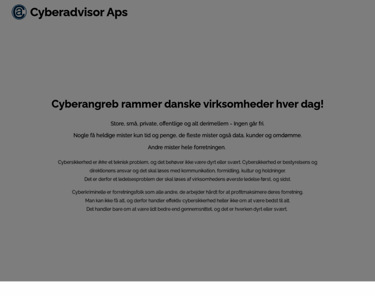 Cyberadvisor.dk thumbnail