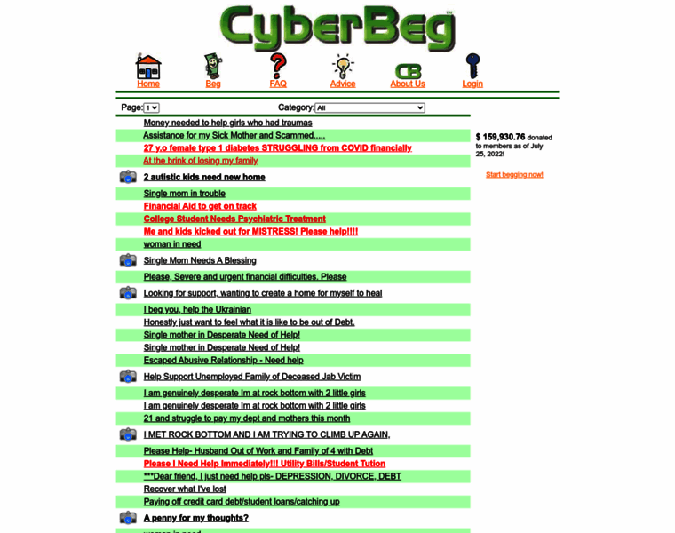 Cyberbeg.com thumbnail