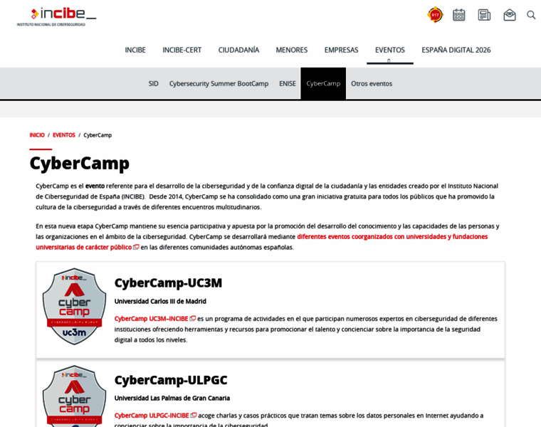 Cybercamp.es thumbnail