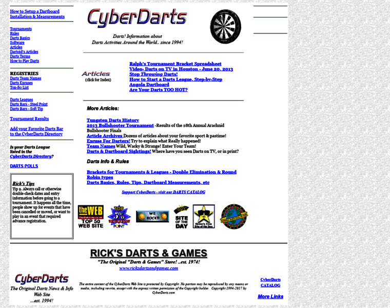 Cyberdarts.com thumbnail