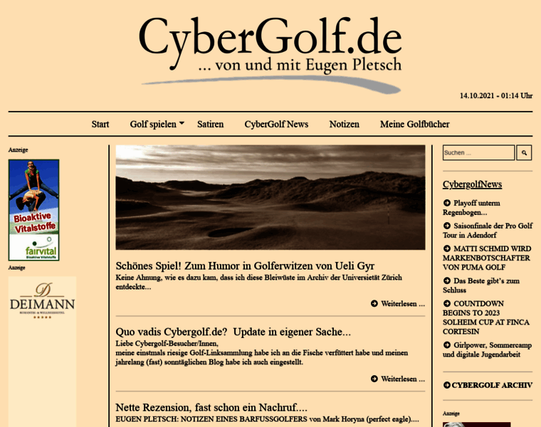 Cybergolf.de thumbnail