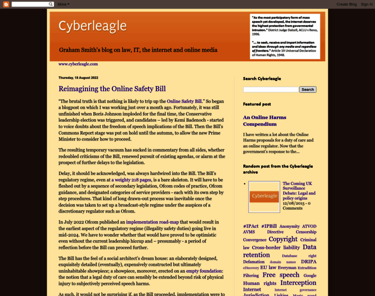 Cyberleagle.com thumbnail