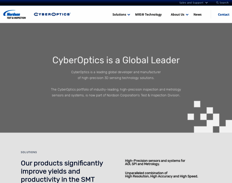 Cyberoptics.com thumbnail