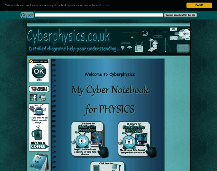 Cyberphysics.co.uk thumbnail