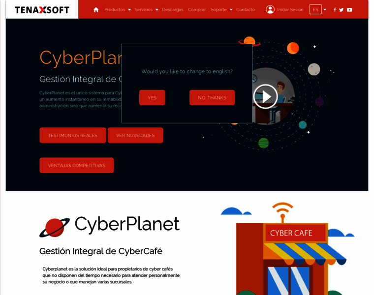 Cyberplanetsoft.com thumbnail
